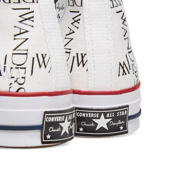 Converse Chuck 70 Hi Grid JW Anderson White Black Insign Mens 160808C 13 US 48 - Picture 3 of 7